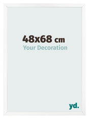 Cornice 48x68 cm Bianco Opaco MDF Bologna Davanti Dimensione | Yourdecoration.it