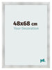 Cornice 48x68cm Alluminio Spazzolato MDF Pisa Davanti Dimensione | Yourdecoration.it