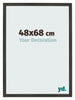 Cornice 48x68cm Antracite MDF Bologna Davanti Dimensione | Yourdecoration.it