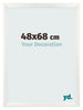 Cornice 48x68cm Bianco Vintage MDF Pisa Davanti Dimensione | Yourdecoration.it