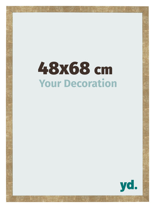 Cornice 48x68cm Oro Antico MDF Bologna Davanti Dimensione | Yourdecoration.it