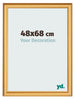 Cornice 48x68cm Oro Opaco MDF Lazio Davanti Dimensione | Yourdecoration.it