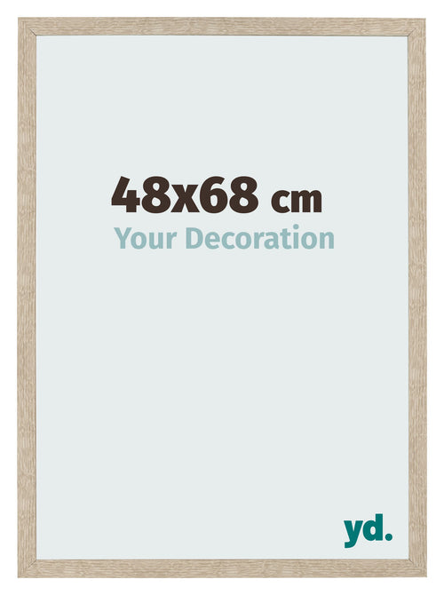 Cornice 48x68cm Rovere MDF Bologna Davanti Dimensione | Yourdecoration.it