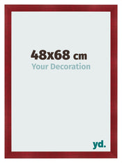 Cornice 48x68cm Vino Rosso Spazzato MDF Pisa Davanti Dimensione | Yourdecoration.it