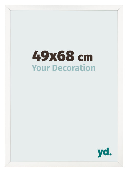 Cornice 49x68 cm Bianco Lucente MDF Bologna Davanti Dimensione | Yourdecoration.it