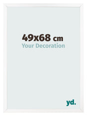 Cornice 49x68 cm Bianco Opaco MDF Bologna Davanti Dimensione | Yourdecoration.it