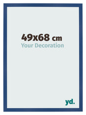 Cornice 49x68 cm Blu Scuro MDF Bologna Davanti Dimensione | Yourdecoration.it