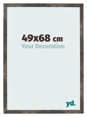 Cornice 49x68 cm Metallo Ossidato MDF Bologna Davanti Dimensione | Yourdecoration.it