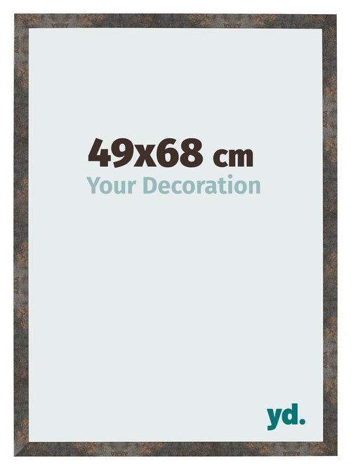 Cornice 49x68 cm Metallo Ossidato MDF Bologna Davanti Dimensione | Yourdecoration.it