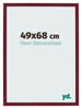Cornice 49x68 cm Vino Rosso Spazzato MDF Bologna Davanti Dimensione | Yourdecoration.it