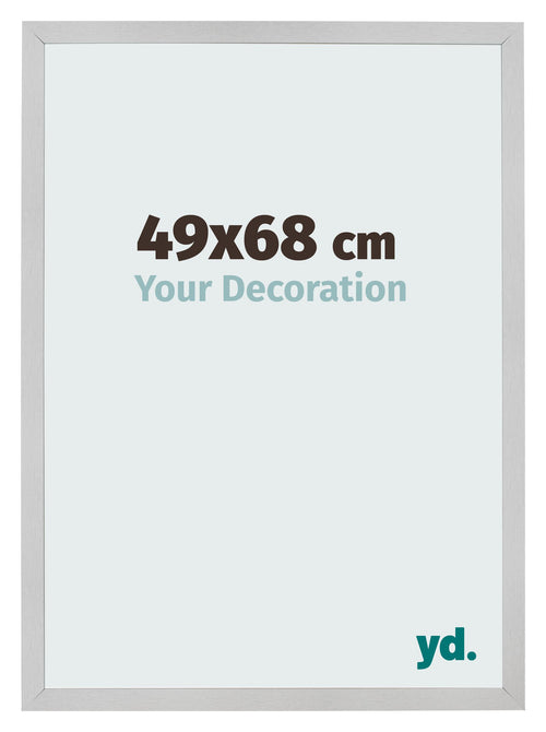 Cornice 49x68cm Acciaio Inox MDF Bologna Davanti Dimensione | Yourdecoration.it