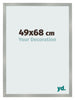 Cornice 49x68cm Alluminio Spazzolato MDF Bologna Davanti Dimensione | Yourdecoration.it