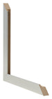 Cornice 49x68cm Alluminio Spazzolato MDF Bologna Dettaglio Intersezione | Yourdecoration.it