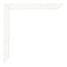 Cornice 49x68cm Bianco Lucente MDF Bologna Dettaglio Angolo | Yourdecoration.it