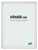 Cornice 49x68cm Bianco Spazzato MDF Lazio Davanti Dimensione | Yourdecoration.it