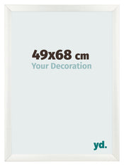 Cornice 49x68cm Bianco Vintage MDF Pisa Davanti Dimensione | Yourdecoration.it