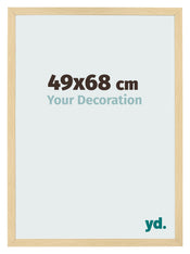 Cornice 49x68cm Faggio Decorativo MDF Bologna Davanti Dimensione | Yourdecoration.it