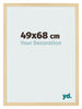 Cornice 49x68cm Faggio Decorativo MDF Bologna Davanti Dimensione | Yourdecoration.it