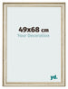 Cornice 49x68cm Lucentezza Metallica MDF Lazio Davanti Dimensione | Yourdecoration.it