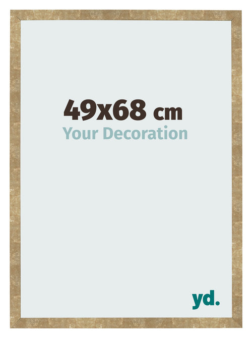 Cornice 49x68cm Oro Antico MDF Bologna Davanti Dimensione | Yourdecoration.it