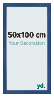Cornice 50x100 cm Blu Scuro MDF Bologna Davanti Dimensione | Yourdecoration.it