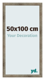 Cornice 50x100 cm Metallo Vintage MDF Bologna Davanti Dimensione | Yourdecoration.it