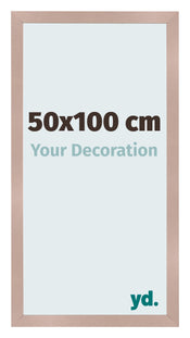 Cornice 50x100 cm Rosa Antico MDF Bologna Davanti Dimensione | Yourdecoration.it