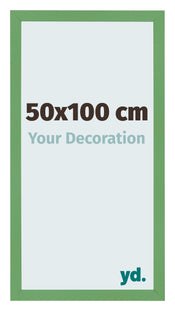 Cornice 50x100 cm Verde MDF Bologna Davanti Dimensione | Yourdecoration.it