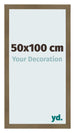 Cornice 50x100cm Bronzo Decorativo MDF Bologna Davanti Dimensione | Yourdecoration.it