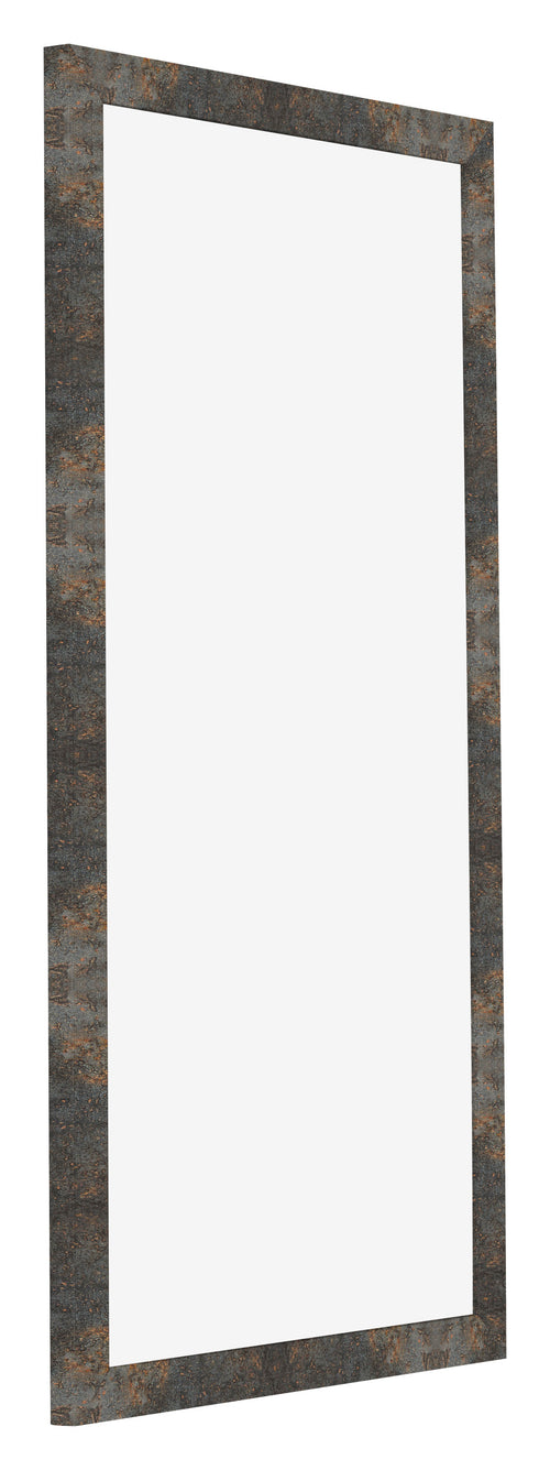 Cornice 50x100cm Metallo Ossidato MDF Bologna Davanti Obliquo | Yourdecoration.it