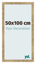 Cornice 50x100cm Oro Antico MDF Bologna Davanti Dimensione | Yourdecoration.it