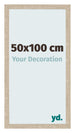 Cornice 50x100cm Rovere MDF Bologna Davanti Dimensione | Yourdecoration.it