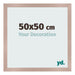 Cornice 50x50 cm Rosa Antico MDF Bologna Davanti Dimensione | Yourdecoration.it
