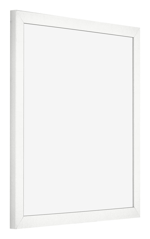Cornice 50x50cm Bianco Lucente MDF Bologna Davanti Obliquo | Yourdecoration.it