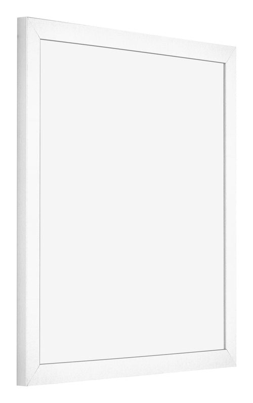 Cornice 50x50cm Bianco Opaco MDF Bologna Davanti Obliquo | Yourdecoration.it
