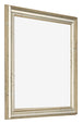 Cornice 50x50cm Lucentezza Metallica MDF Lazio Davanti Obliquo | Yourdecoration.it