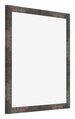 Cornice 50x50cm Metallo Ossidato MDF Bologna Davanti Obliquo | Yourdecoration.it