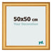 Cornice 50x50cm Oro Opaco MDF Lazio Davanti Dimensione | Yourdecoration.it