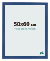 Cornice 50x60 cm Blu Scuro MDF Bologna Davanti Dimensione | Yourdecoration.it