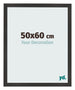 Cornice 50x60 cm Nero Opaco MDF Bologna Davanti Dimensione | Yourdecoration.it