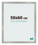 Cornice 50x60cm Alluminio Spazzolato MDF Bologna Davanti Dimensione | Yourdecoration.it