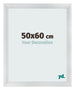 Cornice 50x60cm Argento Nero Spazzato MDF Pisa Davanti Dimensione | Yourdecoration.it