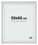 Cornice 50x60cm Bianco Spazzato MDF Lazio Davanti Dimensione | Yourdecoration.it