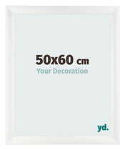 Cornice 50x60cm Bianco Vintage MDF Pisa Davanti Dimensione | Yourdecoration.it