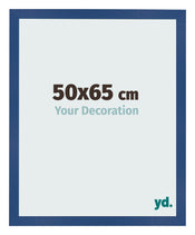 Cornice 50x65 cm Blu Scuro MDF Bologna Davanti Dimensione | Yourdecoration.it