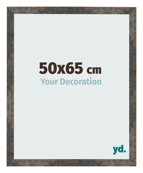 Cornice 50x65 cm Metallo Ossidato MDF Bologna Davanti Dimensione | Yourdecoration.it