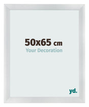 Cornice 50x65cm Argento Nero Spazzato MDF Pisa Davanti Dimensione | Yourdecoration.it