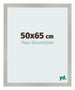 Cornice 50x65cm Argento Opaco MDF Bologna Davanti Dimensione | Yourdecoration.it