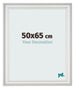 Cornice 50x65cm Bianco Spazzato MDF Lazio Davanti Dimensione | Yourdecoration.it