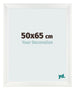 Cornice 50x65cm Bianco Vintage MDF Pisa Davanti Dimensione | Yourdecoration.it